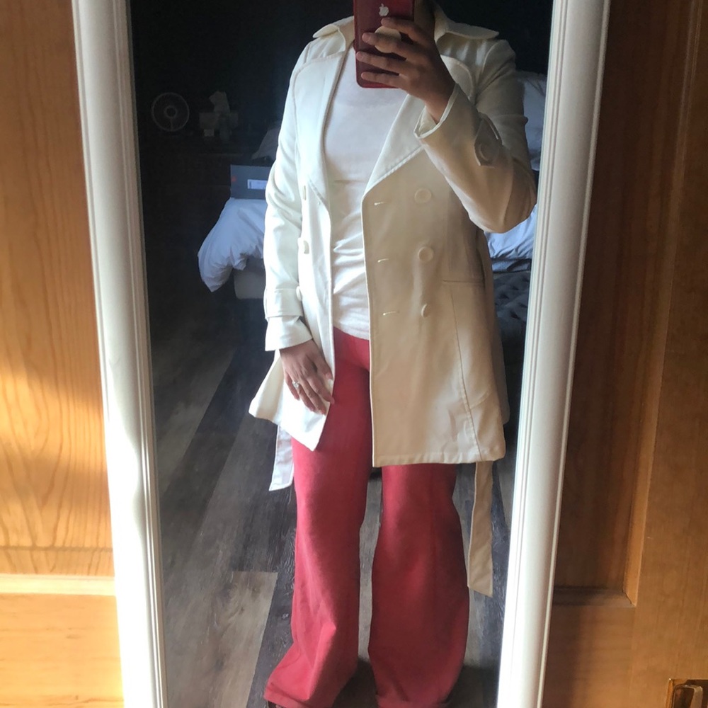 White trench coat